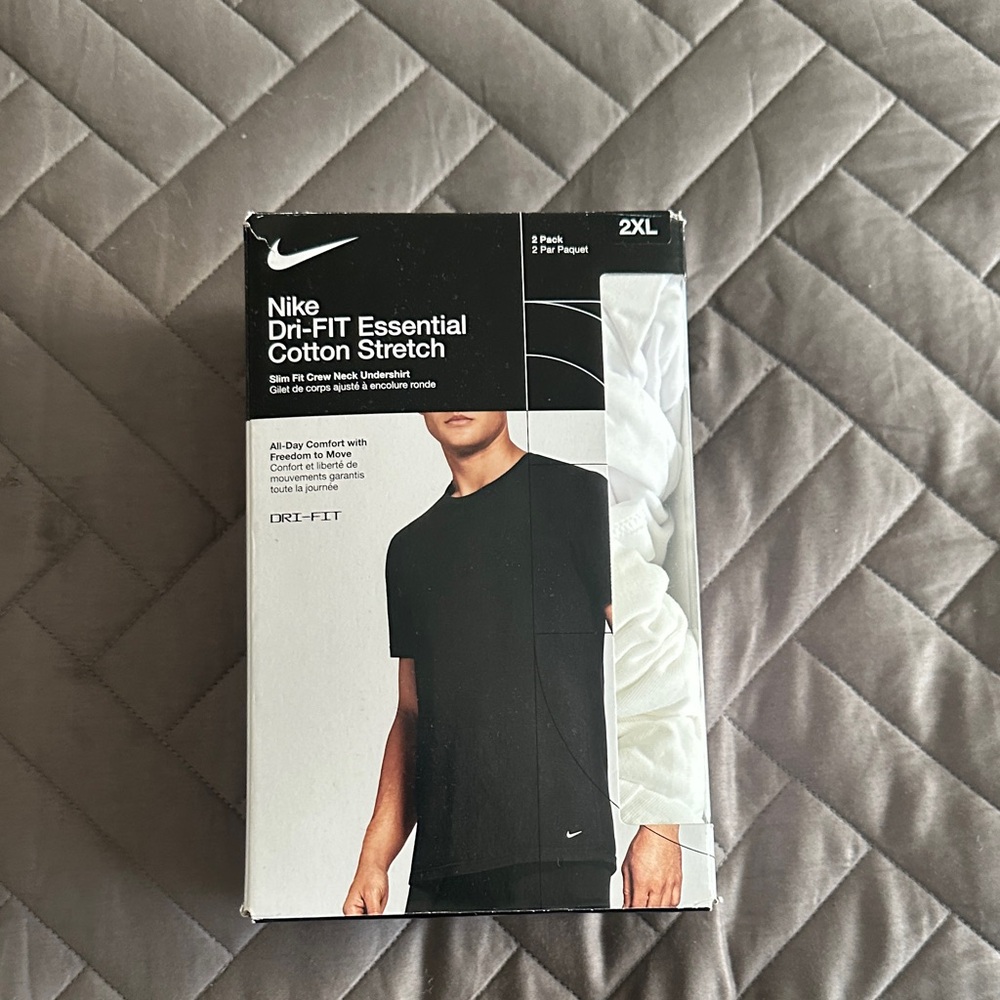 Nike Dri-FIT Cotton Stretch Tee - Black